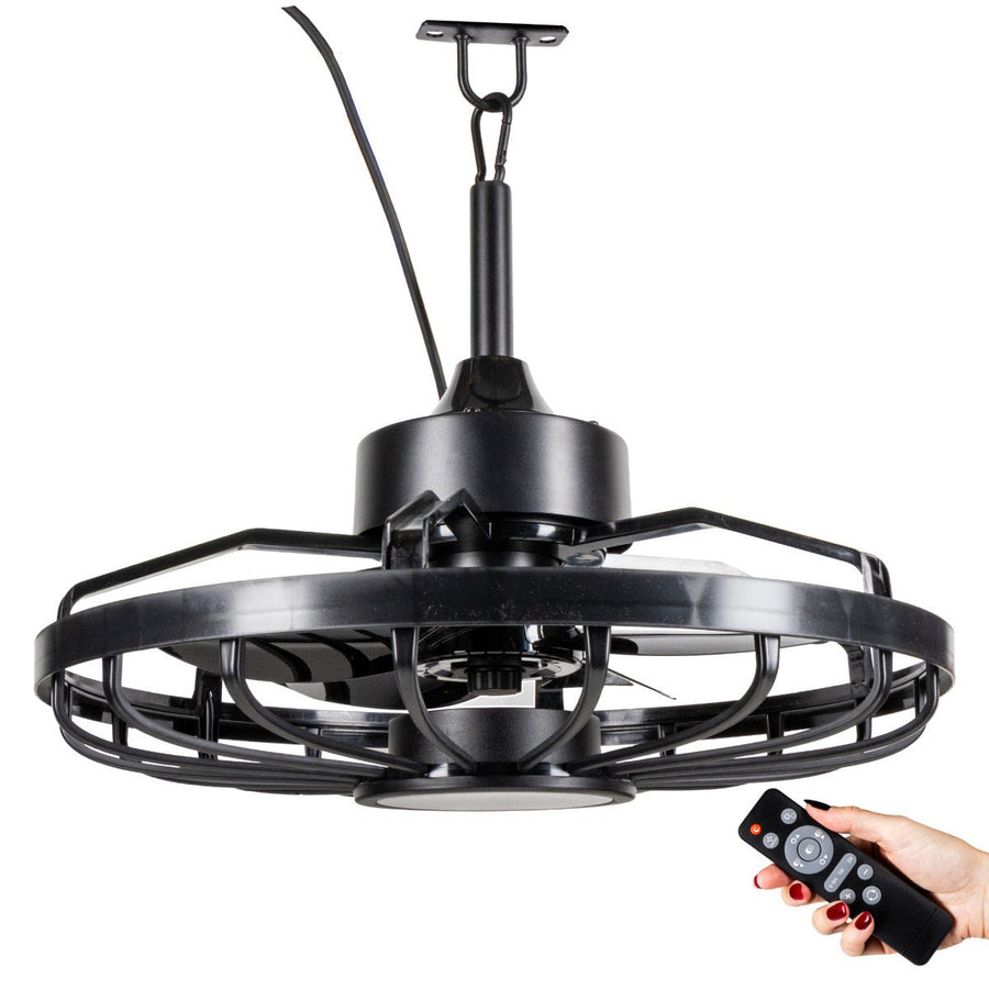 All-weather plafondlamp met ventilator – Ideaal voor veranda/overkapping en buiten/binnen ruimtes Plafondventilatoren led.gl