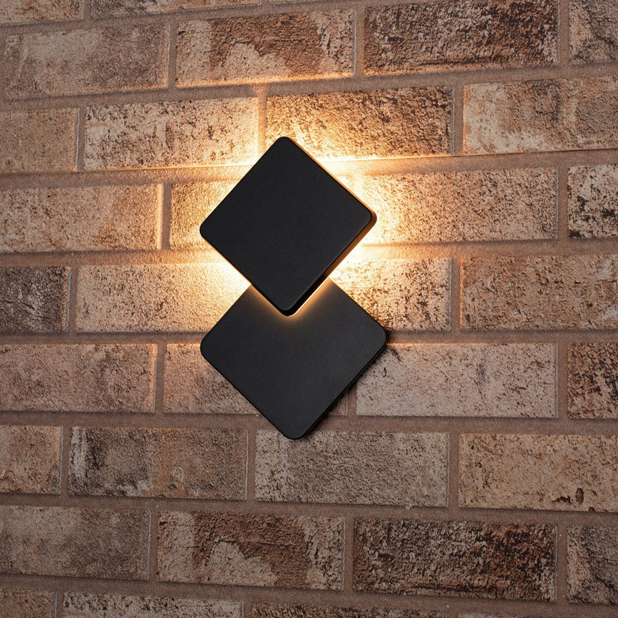 Buitenlamp met Lichtbron - Wandarmatuur - 1200lm 2700K - Grijs Wandlampen led.gl