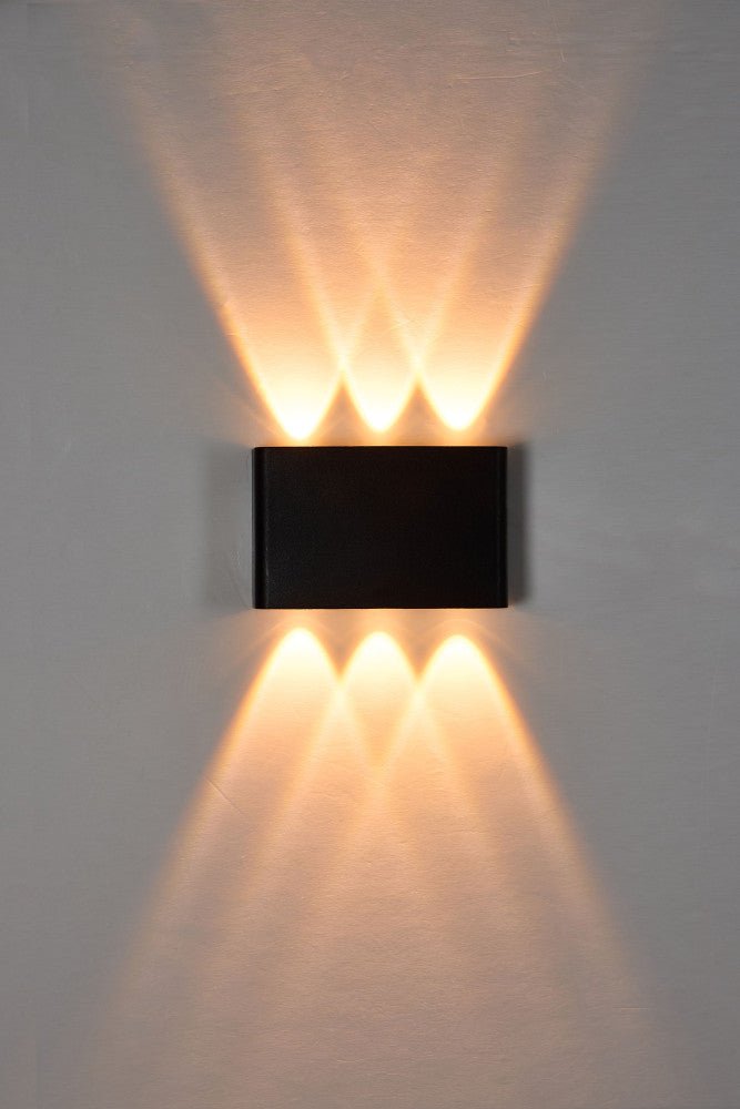 Buitenlamp met Lichtbron - Wandarmatuur - 450lm 2000K/2700K/4000K - Zwart - IP65 led.gl