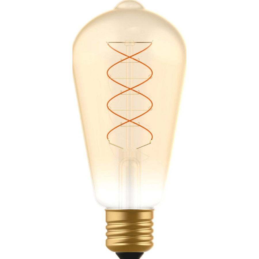 DecoDim LED Lamp Goud E27 - Dimbaar - Extra warm wit - ST64 Edison - 4W (25W) Decoratieve Lichtbronnen led.gl