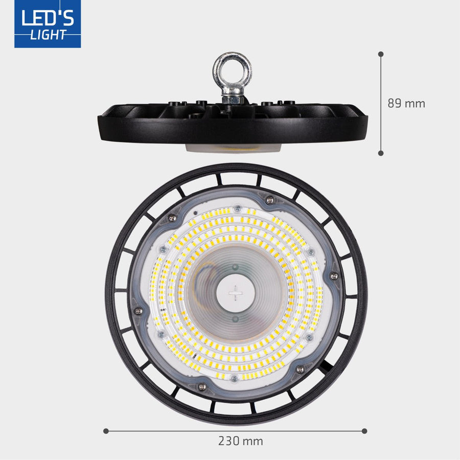 LED's Light High Bay - 100W 11000lm 3000K/4000K/6000K CCT Powerselect High bays led.gl