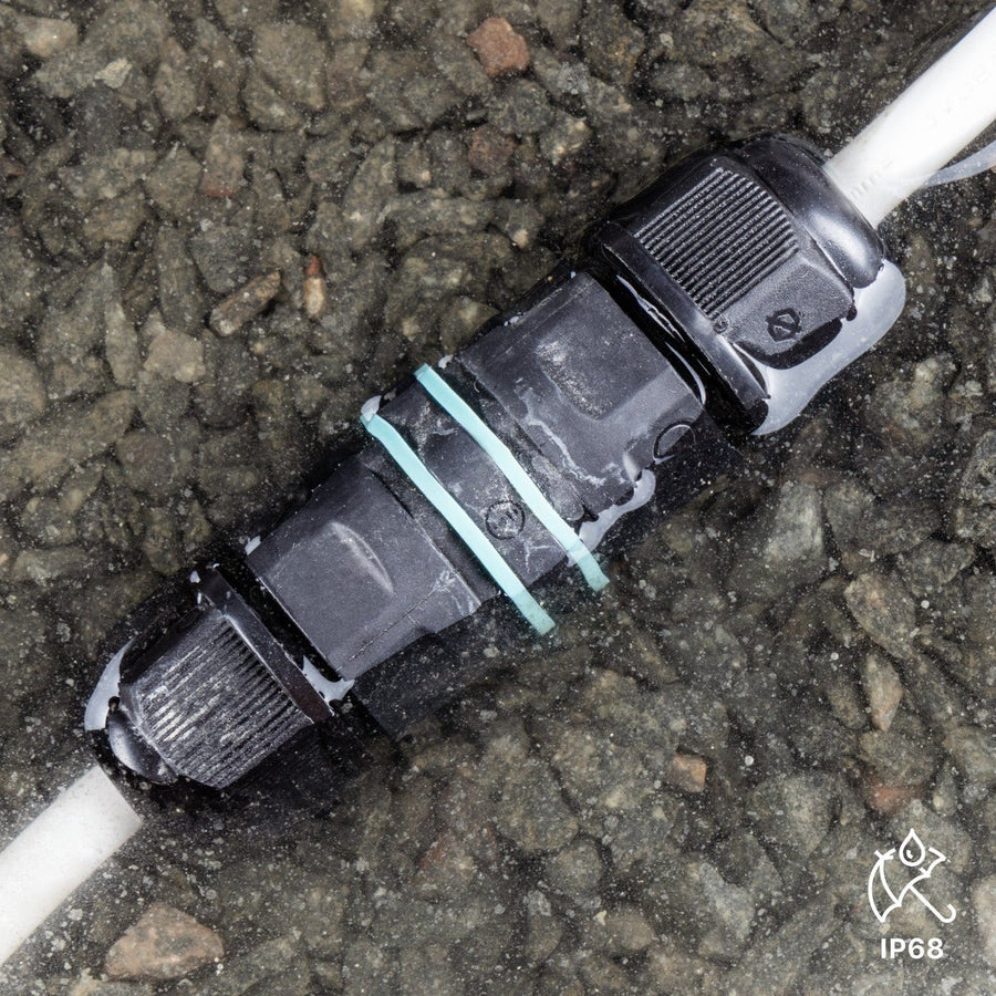 Kabelverbinder I connector - Voor kabels van 5 tot 10 mm - voor buiten en binnen - Zwart Kabelverbinders led.gl