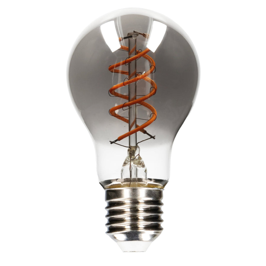 LED Filamentlamp A60 met Rookglas - E27 fitting - 4,5W - 120 Lumen - Extra warm wit (1800K) - Dimbaar Dimbare filament lampen led.gl