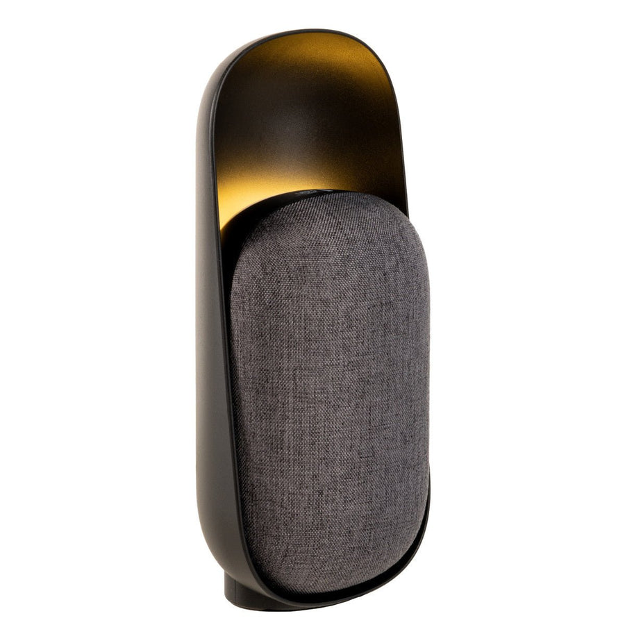 LED-nachtlamp met Bluetooth-luidspreker – Oplaadbaar – 1200 mAh – IP20 – Zwart Nachtlampjes led.gl