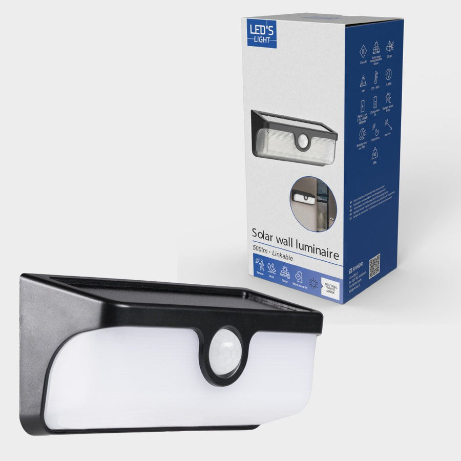 LED's Light Bluetooth Linkable Koppelbare LED Solar Wandlamp met Bewegingssensor Wandlampen led.gl