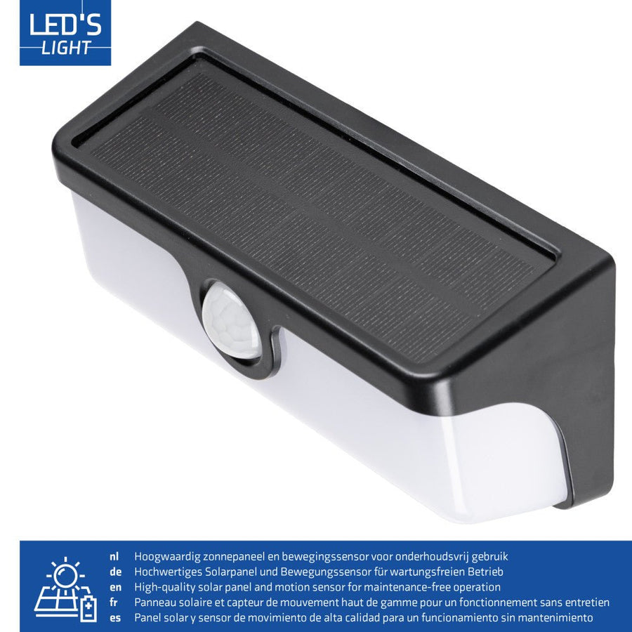 LED's Light Bluetooth Linkable Koppelbare LED Solar Wandlamp met Bewegingssensor Wandlampen led.gl