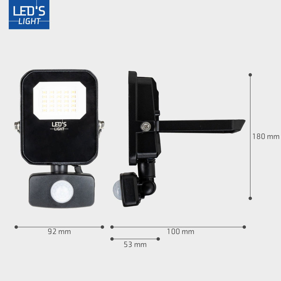 LED's Light Buitenlamp met bewegingssensor 1400 - binnen en buiten - 10W Schijnwerpers led.gl