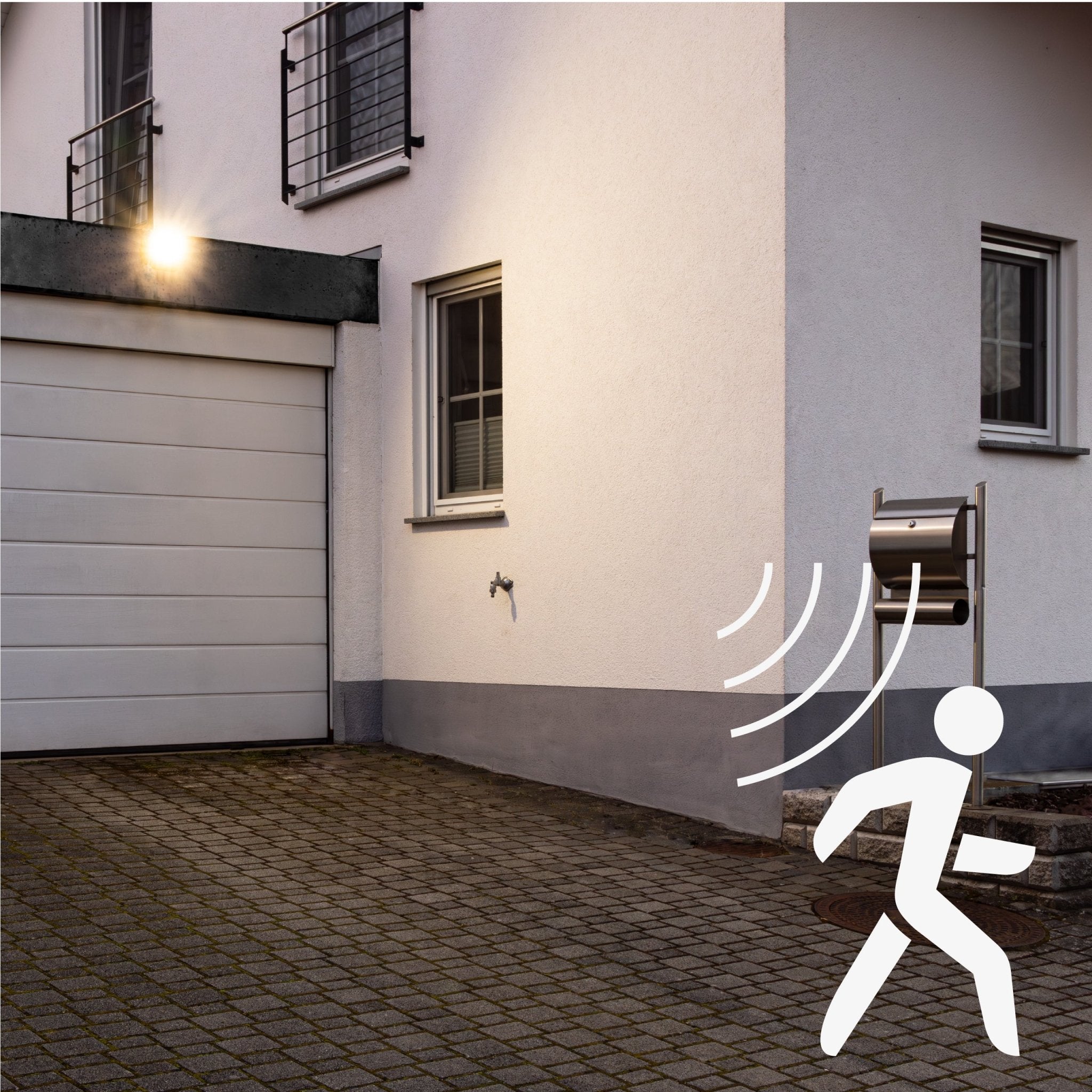 LED's Light Buitenlamp schijnwerper floodlight met bewegingssensor 4200lm - binnen en buiten - 30W Schijnwerpers led.gl
