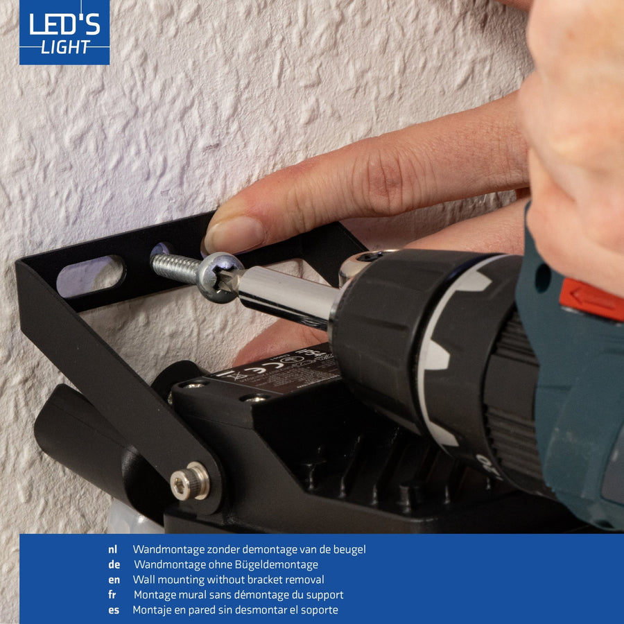 LED's Light Buitenlamp schijnwerper floodlight met bewegingssensor 4200lm - binnen en buiten - 30W Schijnwerpers led.gl