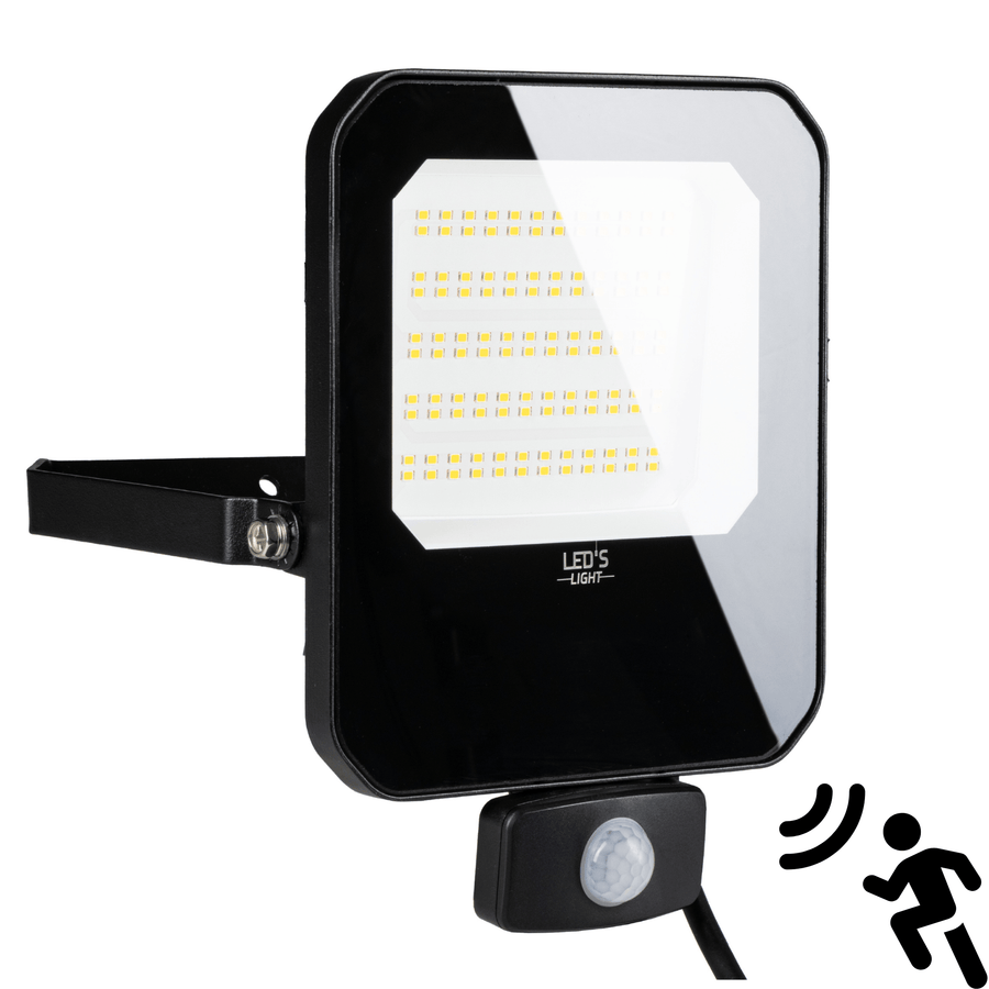 LED's Light Buitenlamp schijnwerper floodlight met bewegingssensor 7000lm - binnen en buiten - 50W Schijnwerpers led.gl
