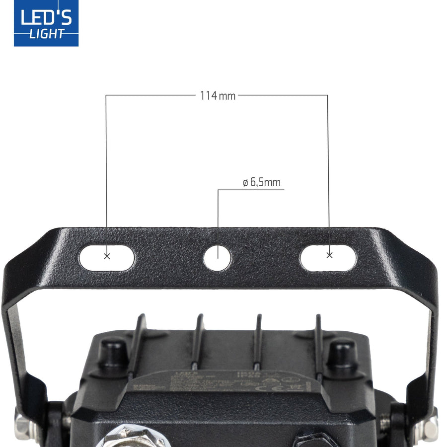 LED's Light Buitenlamp schijnwerper floodlight met bewegingssensor 7000lm - binnen en buiten - 50W Schijnwerpers led.gl