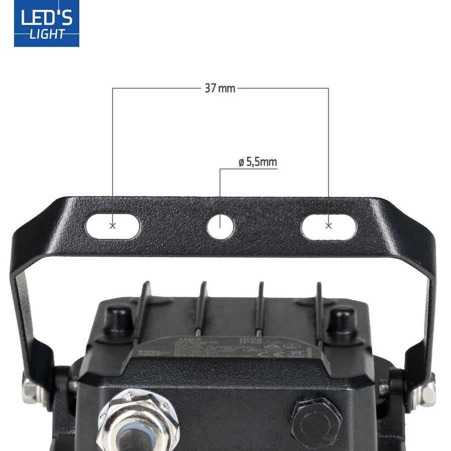 LED's Light Buitenlamp schijnwerper 1400 - voor binnen en buiten - 10W Schijnwerpers led.gl