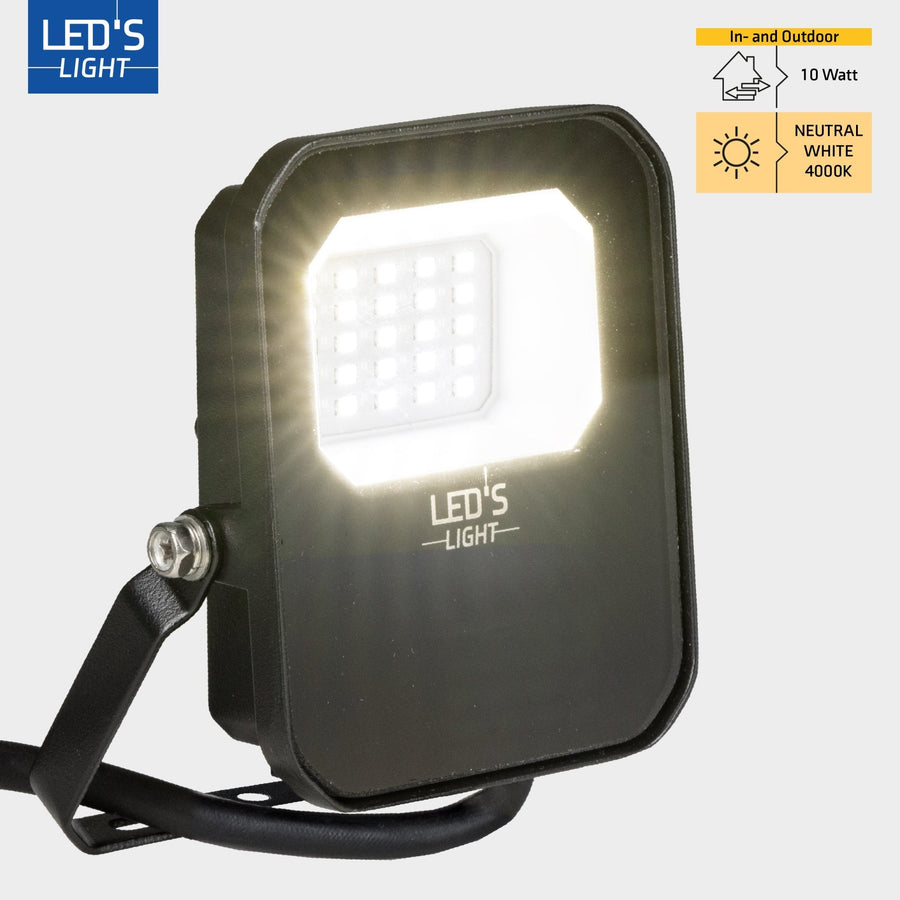 LED's Light Buitenlamp schijnwerper 1400 - voor binnen en buiten - 10W Schijnwerpers led.gl