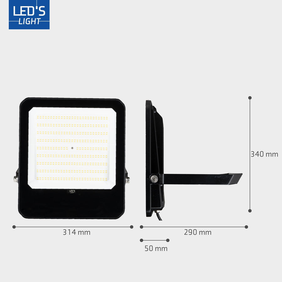 LED's Light Buitenlamp schijnwerper 28000 - voor binnen en buiten - 200W Schijnwerpers led.gl