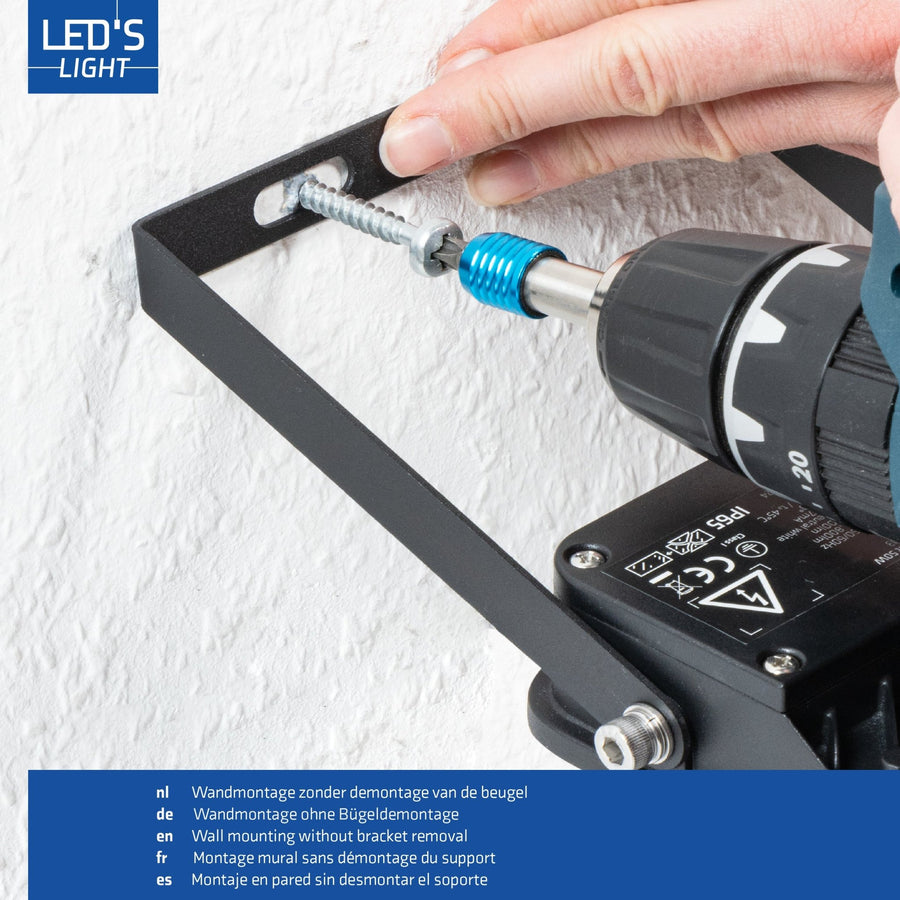 LED's Light Buitenlamp schijnwerper 28000 - voor binnen en buiten - 200W Schijnwerpers led.gl