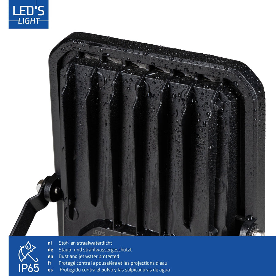 LED's Light Buitenlamp schijnwerper floodlight 7000lm - voor binnen en buiten - 50W Schijnwerpers led.gl