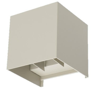 LED's Light Deco Buitenlamp met Lichtbron - Wandarmatuur - 450lm 2700K - Taupe - IP65 Wandlampen led.gl