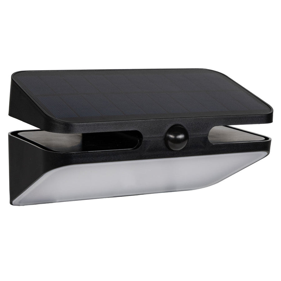 LED's Light Deco Solar buitenlamp - 600lm 2700K - Zwart - IP54 - Sensor Wandlampen led.gl