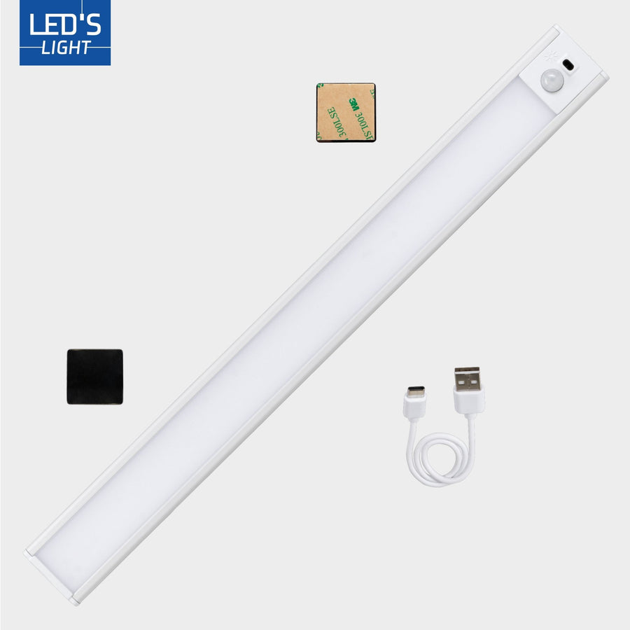 LED's Light Kastverlichting met sensor 40 cm - Oplaadbaar en draadloos - zwaai- en bewegingssensor - wit Kastverlichting led.gl