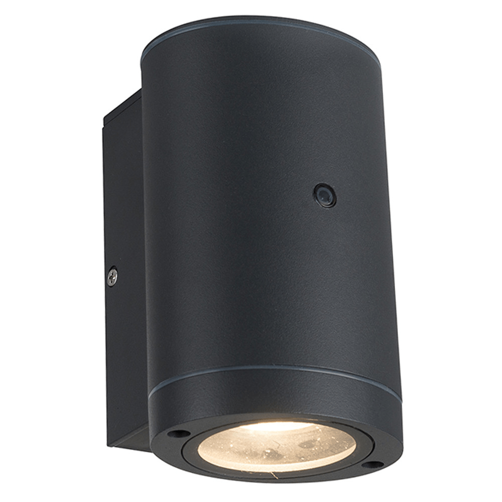 2 pack - LED's Light LED Buitenlamp met sensor - IP44 waterdicht - GU10 fitting - Model Bari - Antraciet Buitenlampen led.gl
