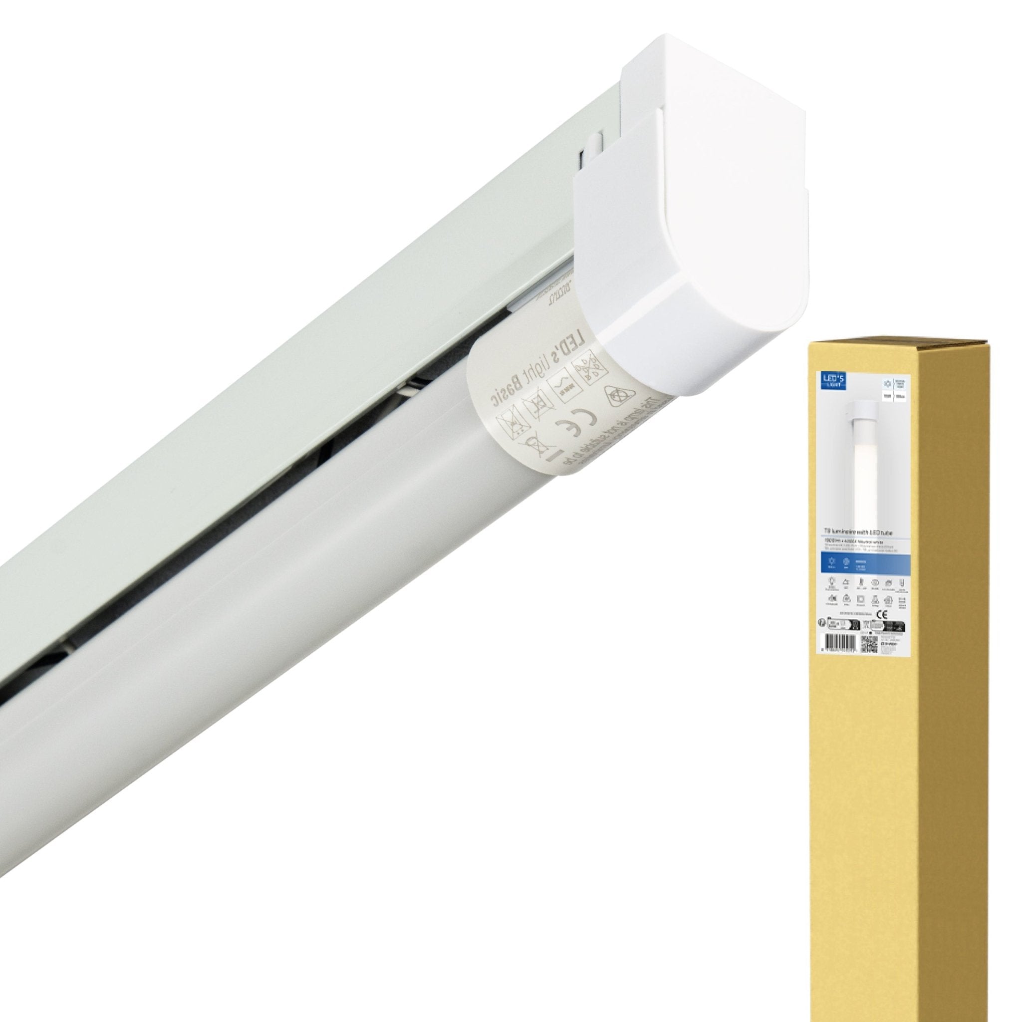 LED's Light LED licht balk 120 cm voor binnen - Armatuur inclusief LED TL buis - 1900 lm TL verlichting led.gl