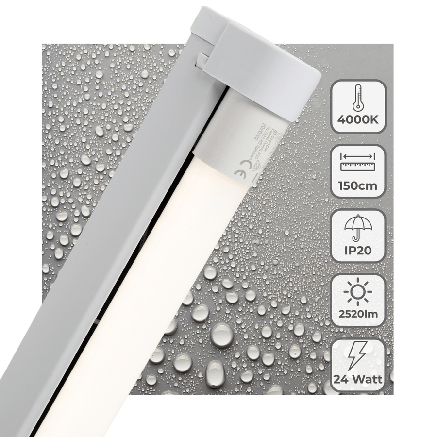 LED's Light LED licht balk 150 cm voor binnen - Armatuur inclusief LED TL buis - 2520 lm TL verlichting led.gl