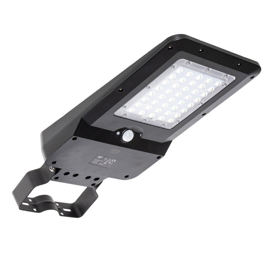 LED's Light LED Solar buitenstraatverlichting straatverlichting Lantaarnpaal 3000 lm 4000 K – Zwart Schijnwerpers led.gl