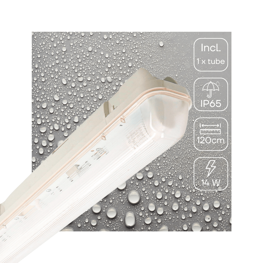LED's Light LED TL armatuur met sensor 120 cm - Bewegingssensor en nachtsensor - Waterdicht - 2100 lm TL verlichting led.gl