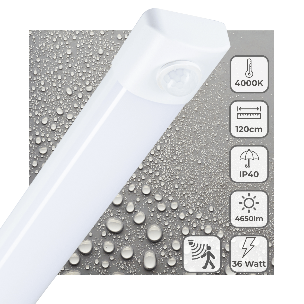 LED's Light LED TL lamp met sensor 120 cm - Bewegingssensor en bewegingsdetectie - 4650 lm TL verlichting led.gl