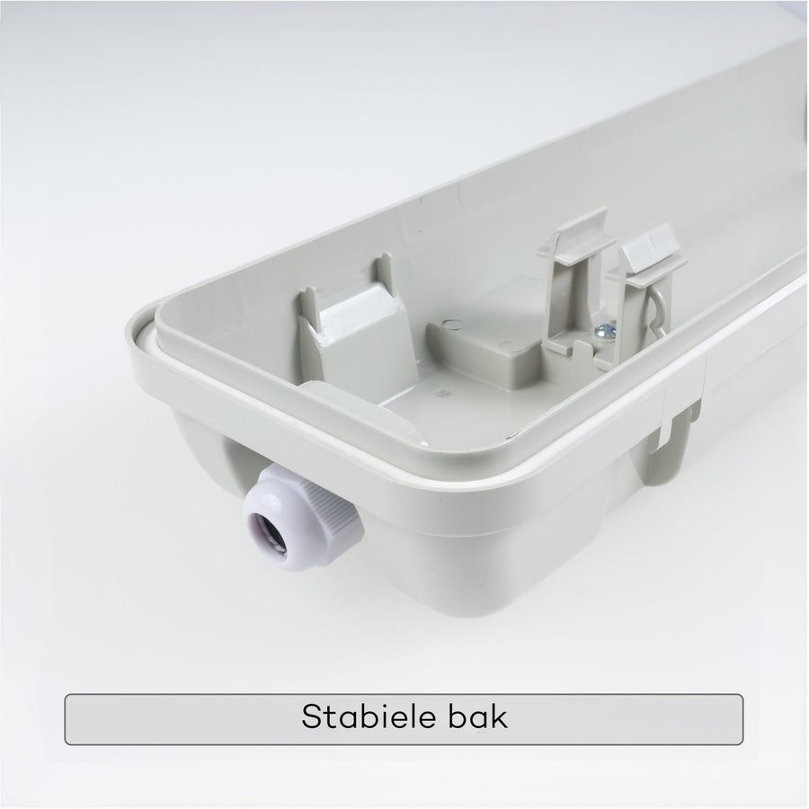 LED's Light LED TL Armatuur licht balk met sensor - incl Dubbele buis 2x14W 120cm 4000K Bewegingssensor en nachtsensor - Waterdicht - 150lm/w TL verlichting led.gl