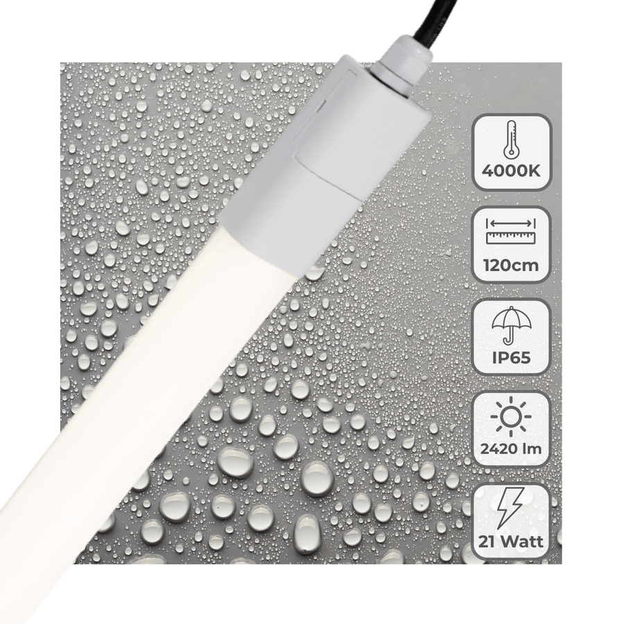 LED's Light LED TL verlichting compleet 120 cm - Geschikt voor buiten en binnen - 2420 lm TL verlichting led.gl