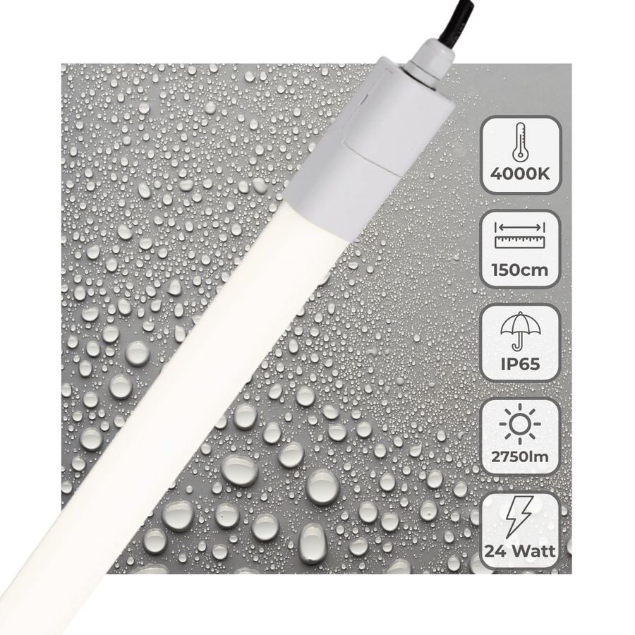 LED's Light LED TL verlichting compleet 150 cm - Geschikt voor buiten en binnen - 2750 lm TL verlichting led.gl