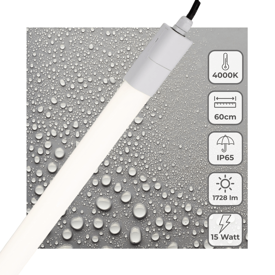 LED's Light LED TL verlichting compleet 60 cm - Geschikt voor buiten en binnen - 1725 lm TL verlichting led.gl