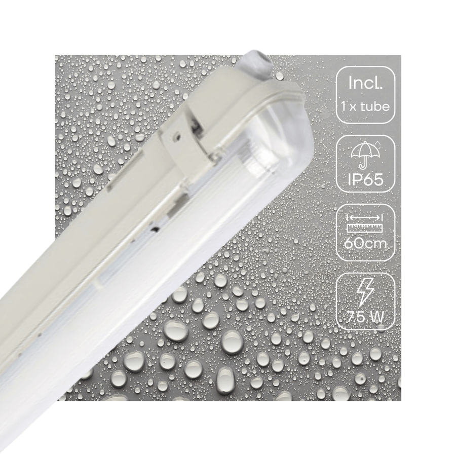 LED's Light LED TL verlichting met sensor 60 cm - Bewegingssensor en nachtsensor - Waterdicht - 1100 lm TL verlichting led.gl