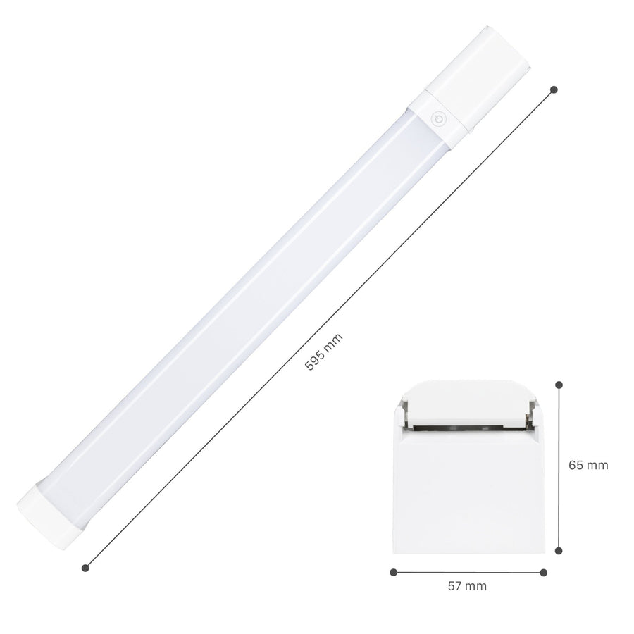 LED's Light Licht balk 60 cm met extra stopcontact - Dimbaar - Geschikt voor badkamer - 1700 lm TL verlichting led.gl