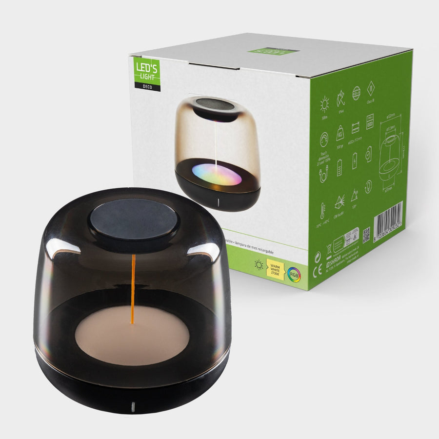 LED's Light Oplaadbare tafellamp op accu - lichtspiraal - Binnen & Buiten - RGBW Tafellampenen led.gl