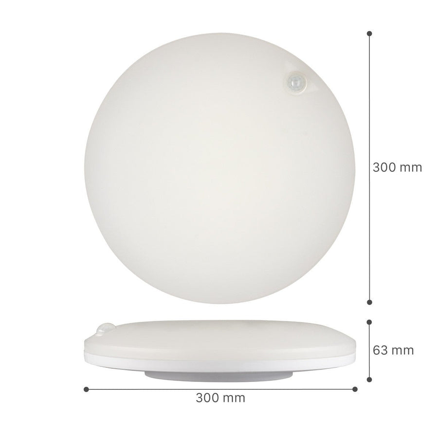 LED's Light Plafondlamp met Sensor 2100 - Bewegingsdetectie - 18W - Ø 30 cm Plafondlampen led.gl