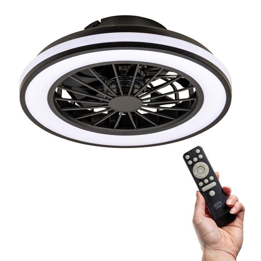 LED's Light Plafondlamp met ventilator - 39W 3300lm 2700K/6500K Plafondventilatoren led.gl
