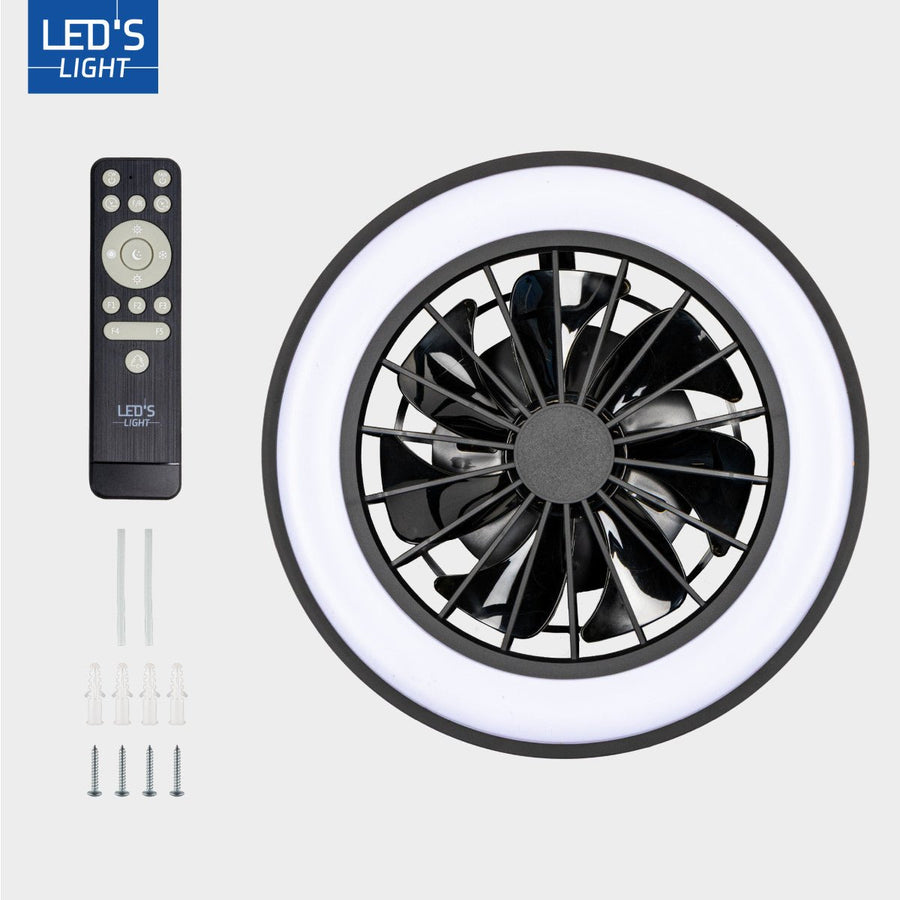 LED's Light Plafondlamp met ventilator - 39W 3300lm 2700K/6500K Plafondventilatoren led.gl
