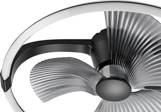 LED's Light Plafondventilator XL 74 cm - Bedienbaar met afstandsbediening - Zwart Plafondventilatoren led.gl