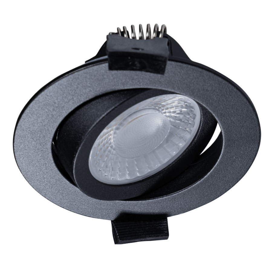 LED's Light PRO downlight inbouwspot Ø 68mm - Kantelbaar - Spatwaterdicht - Dim to Warm - Zwart Inbouwspots led.gl