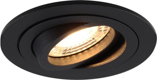 LED's Light PRO downlight inbouwspot Ø 68mm - Kantelbaar - Spatwaterdicht - Dim to Warm - Zwart Inbouwspots led.gl