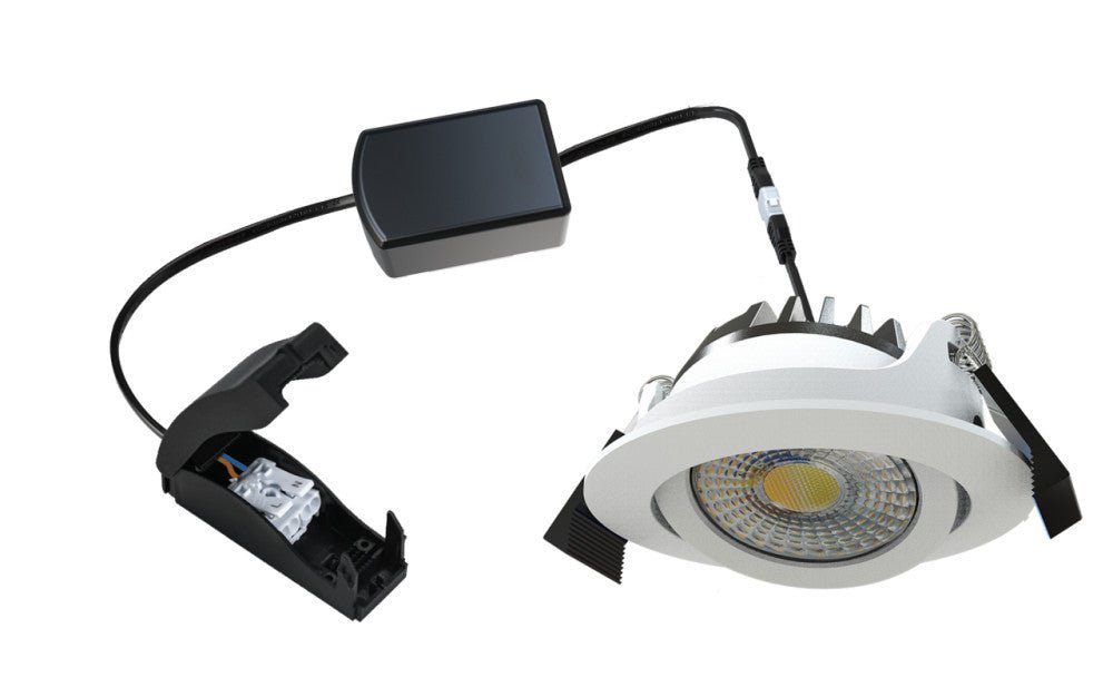 LED's Light Pro Inbouwspot Spot Downlight Dim to Warm 5W 350lm 2700K - 1800K Wit Incl Driver IP54 Inbouwspots led.gl