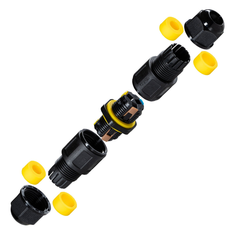 LED's Light Pro Kabeldoos I-connector 3P - IP68 waterdicht - Lasdoos voor kabels van 4 tot 11 mm Kabelverbinders led.gl