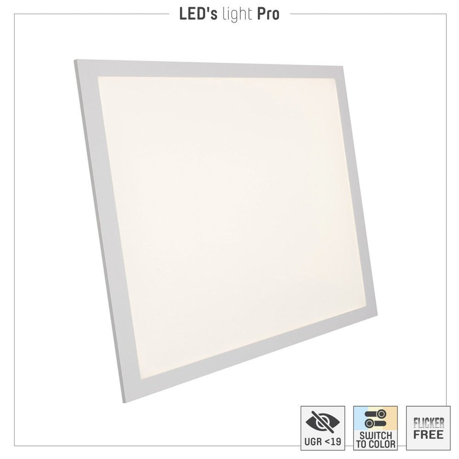 LED's Light Pro LED Paneel - 30W 3900lm CCT UGR<19 - 620x620mm - Wit Panelen led.gl