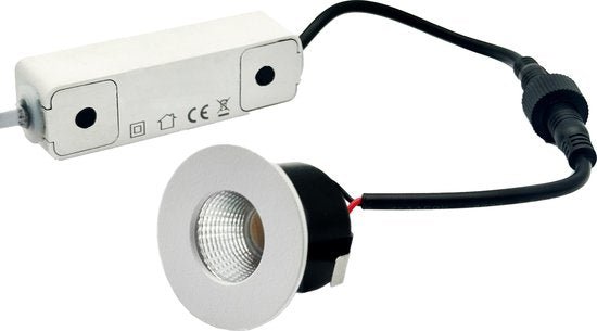 6 PACK - LED's Light PRO mini inbouwspot 3 cm - Voor overkapping, veranda's en inbouwplafonds - Dimbaar - 3 Kleuren plaatjes Inbouwspots led.gl