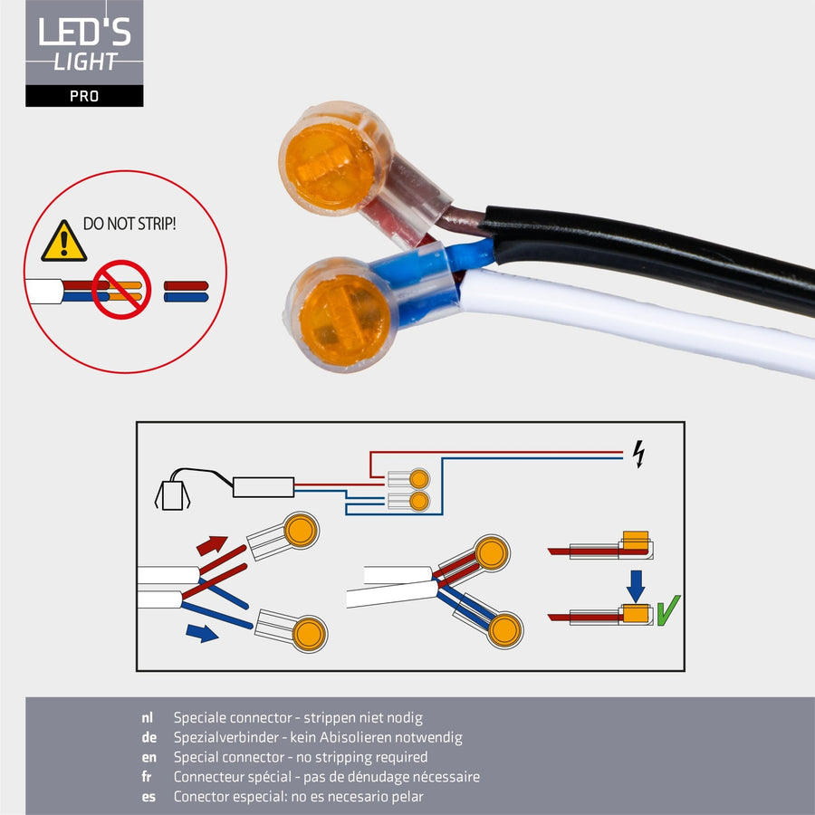 6 PACK - LED's Light PRO mini inbouwspot 3 cm - Voor overkapping, veranda's en inbouwplafonds - Dimbaar - 3 Kleuren plaatjes Inbouwspots led.gl