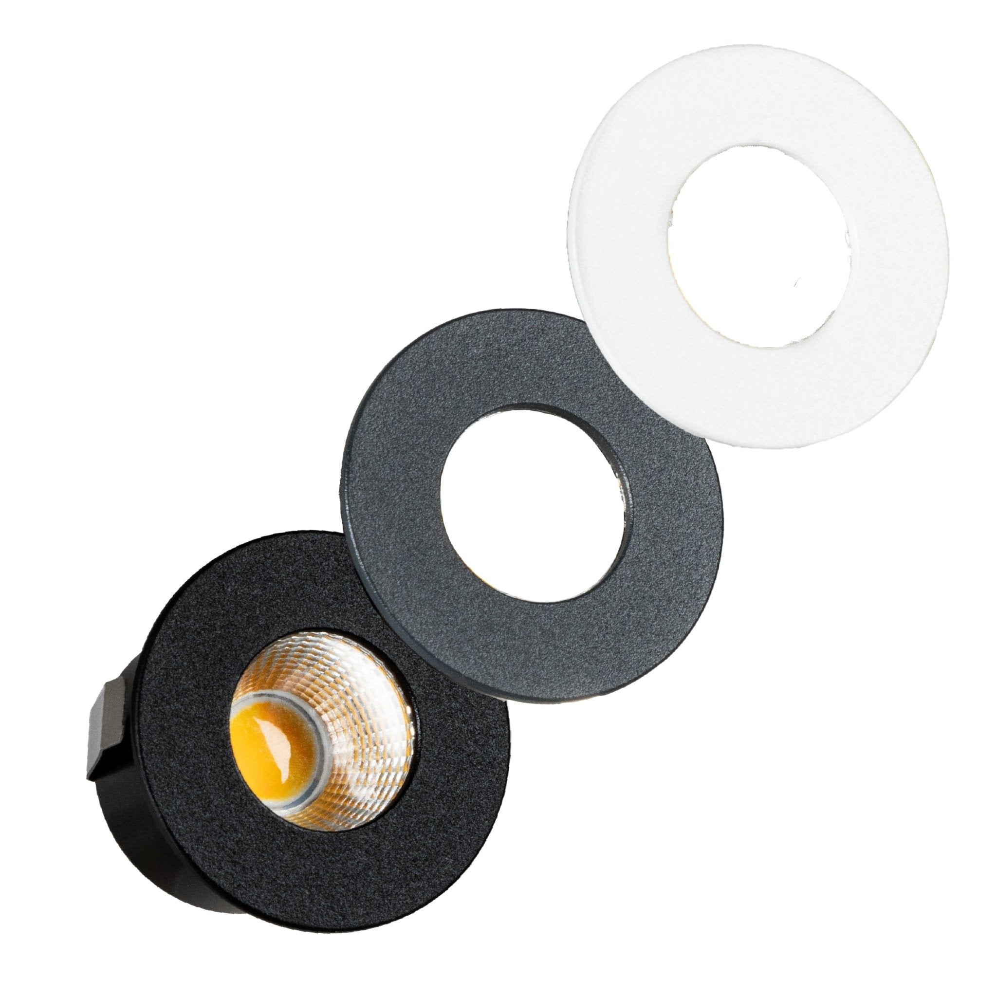 6 PACK - LED's Light PRO mini inbouwspot 3 cm - Voor overkapping, veranda's en inbouwplafonds - Dimbaar - 3 Kleuren plaatjes Inbouwspots led.gl