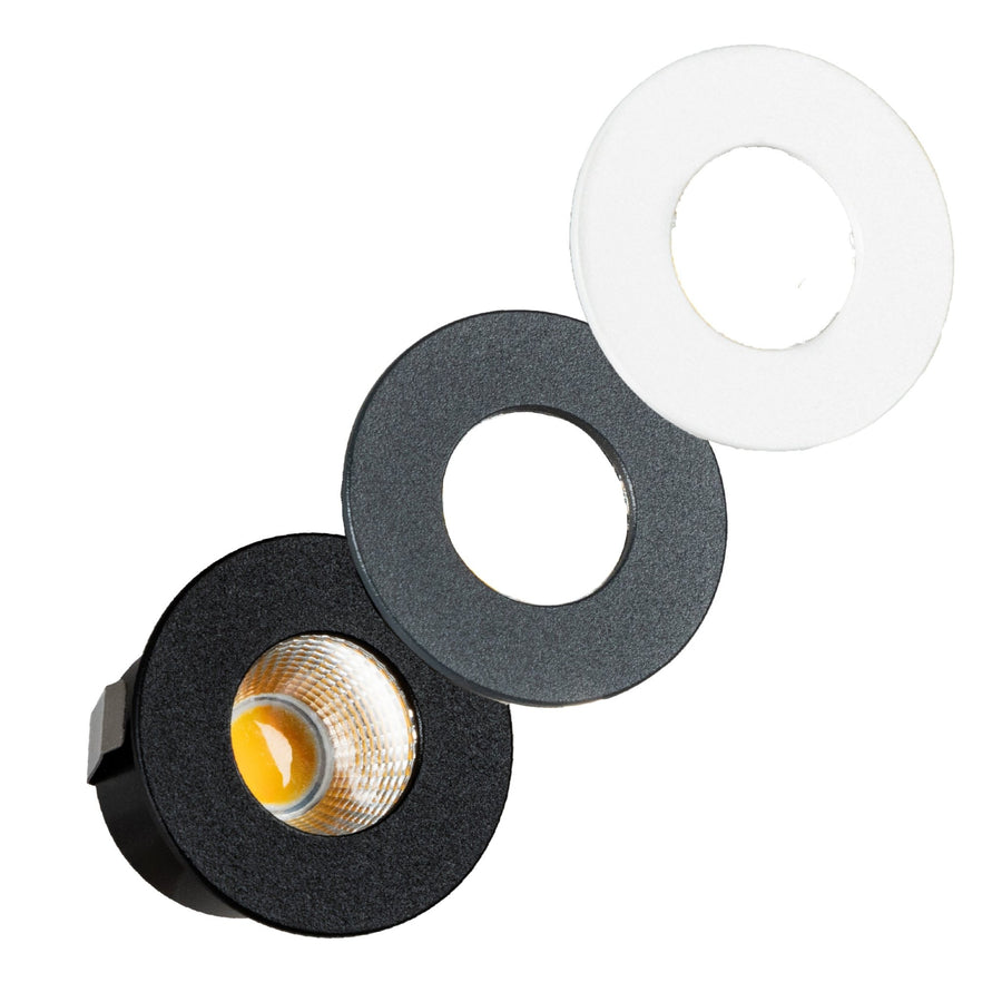 6 PACK - LED's Light PRO mini inbouwspot 3 cm - Voor overkapping, veranda's en inbouwplafonds - Dimbaar - 3 Kleuren plaatjes Inbouwspots led.gl