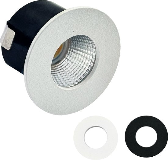 6 PACK - LED's Light PRO mini inbouwspot 3 cm - Voor overkapping, veranda's en inbouwplafonds - Dimbaar - 3 Kleuren plaatjes Inbouwspots led.gl